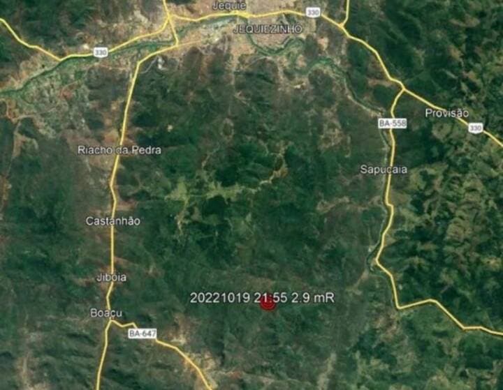 Tremor de terra é registrado em Jequié