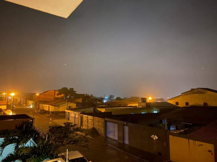 Sexta-feira de muita chuva na Terra do Divino