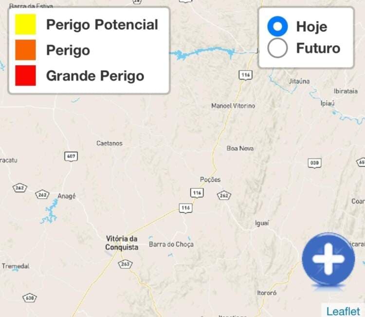 Sudoeste Baiano sai do alerta laranja e chuvas devem diminuir na região.