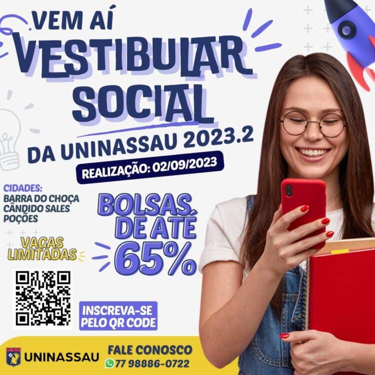 Vestibular Social da Uninassau em Poções: Oportunidade de Educação Acessível e Solidária
