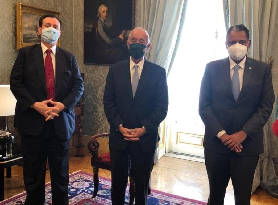 Portugal: Kassab e Antonio Brito se encontram com presidente Marcelo Rebelo de Sousa