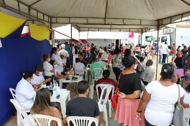 Gazzo e Welton em parceria com a Fundação José Silveira realizaram mega feira de saúde em Bom Jesus da Serra