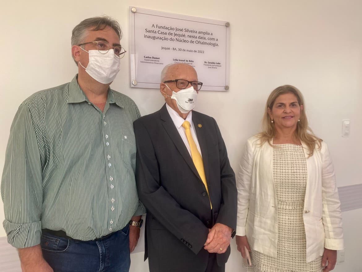 Núcleo de Oftalmologia da Santa Casa de Jequié é inaugurado e registra a realização das primeiras cirurgias de catarata