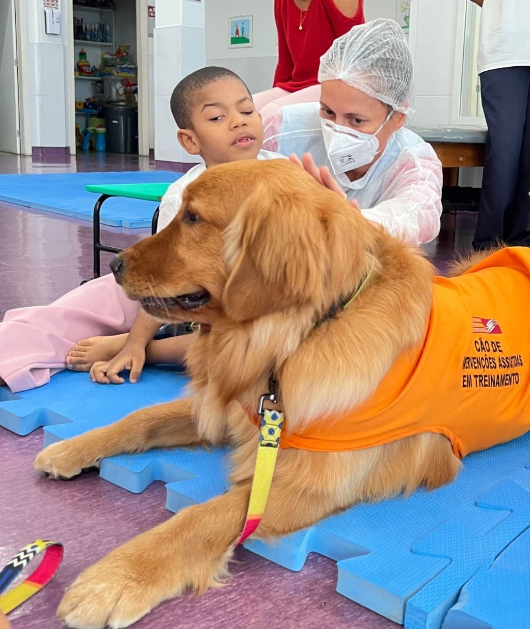 Terapia Assistida por Animais traz benefícios para pacientes em reabilitação na Fundação José Silveira