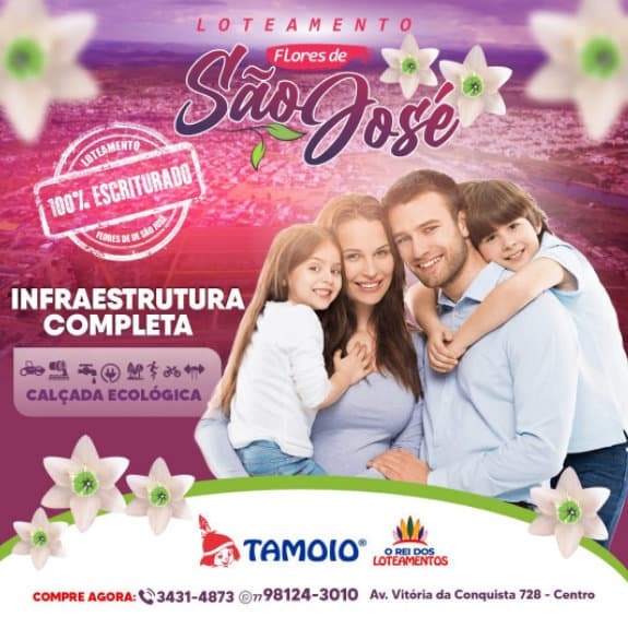 Ele Voltou: Tamoio lança 2° etapa de vendas do Loteamento Flores de São José