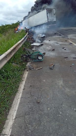 Urgente em Conquista: Tragédia na BR-116 deixa três mortos