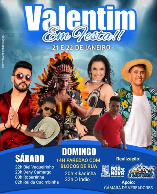 Tradicional festa de Valentim aconteceu neste final de semana