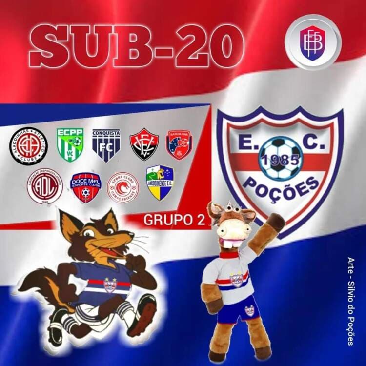 Esporte Clube Poções irá disputar o Campeonato Baiano Sub-20, Edição 2023.