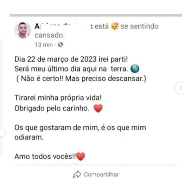 Mais um Jovem tirou a própria vida no sudoeste baiano.