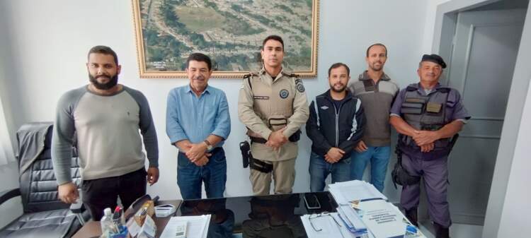 Visando garantir segurança e o bem-estar da população, Prefeito Adonias e Major Lima Júnior se reúnem na Prefeitura de Boa Nova