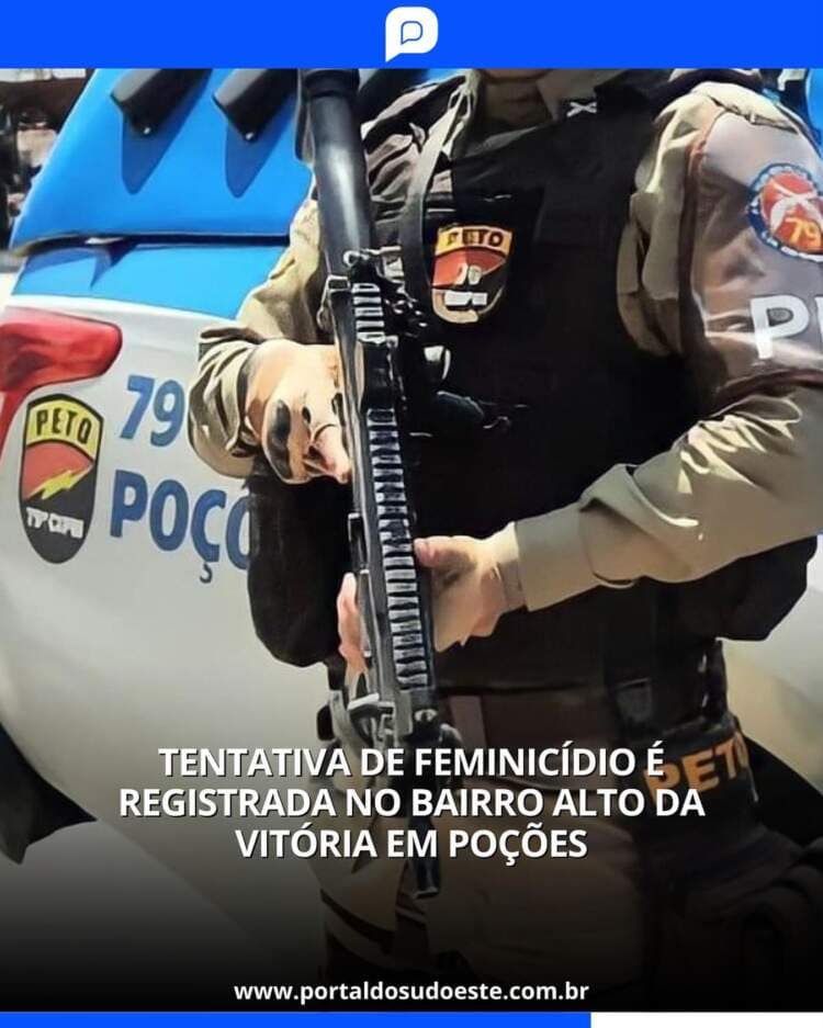 Tentativa de feminicídio é registrada em Poções