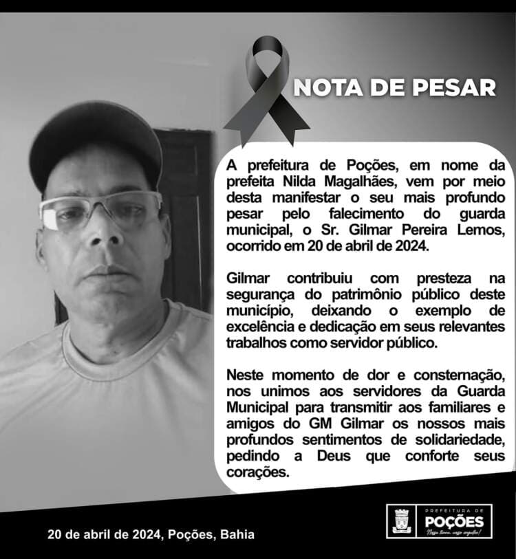 NOTA DE PESAR