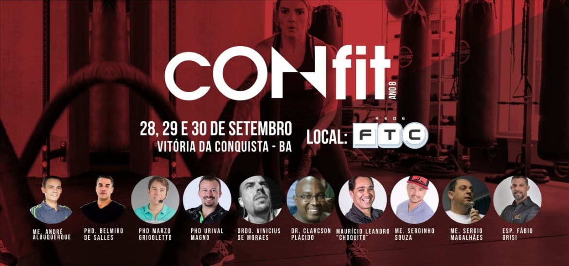 8º Confit: Maior evento fitness da Bahia acontece dias 28, 29 e 30/09 em Conquista