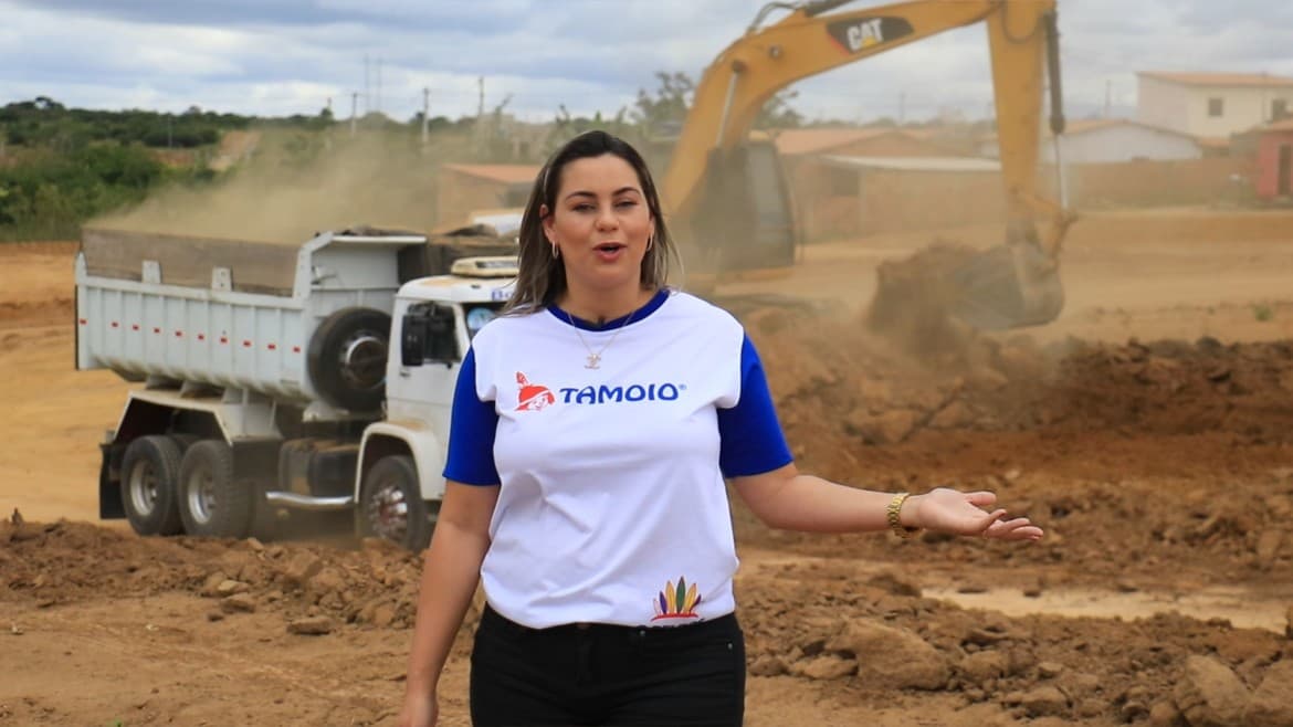 Poções: Obras a todo vapor no Loteamento Flores de São José.
