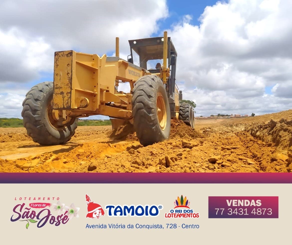 Mercado Imobiliário: Avançam as obras no Loteamento Flores de São José.