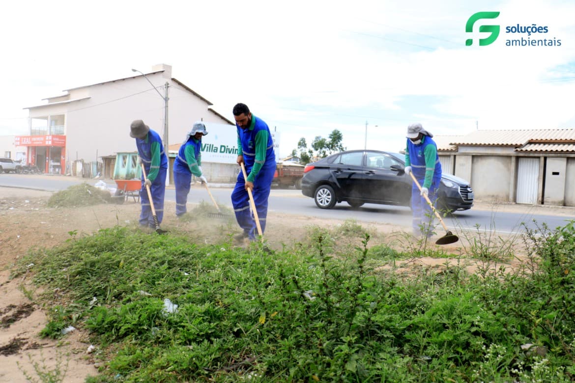 Mutirão da Limpeza: Prefeitura e FG Soluções Ambientais realizam serviços em vários bairros da cidade.