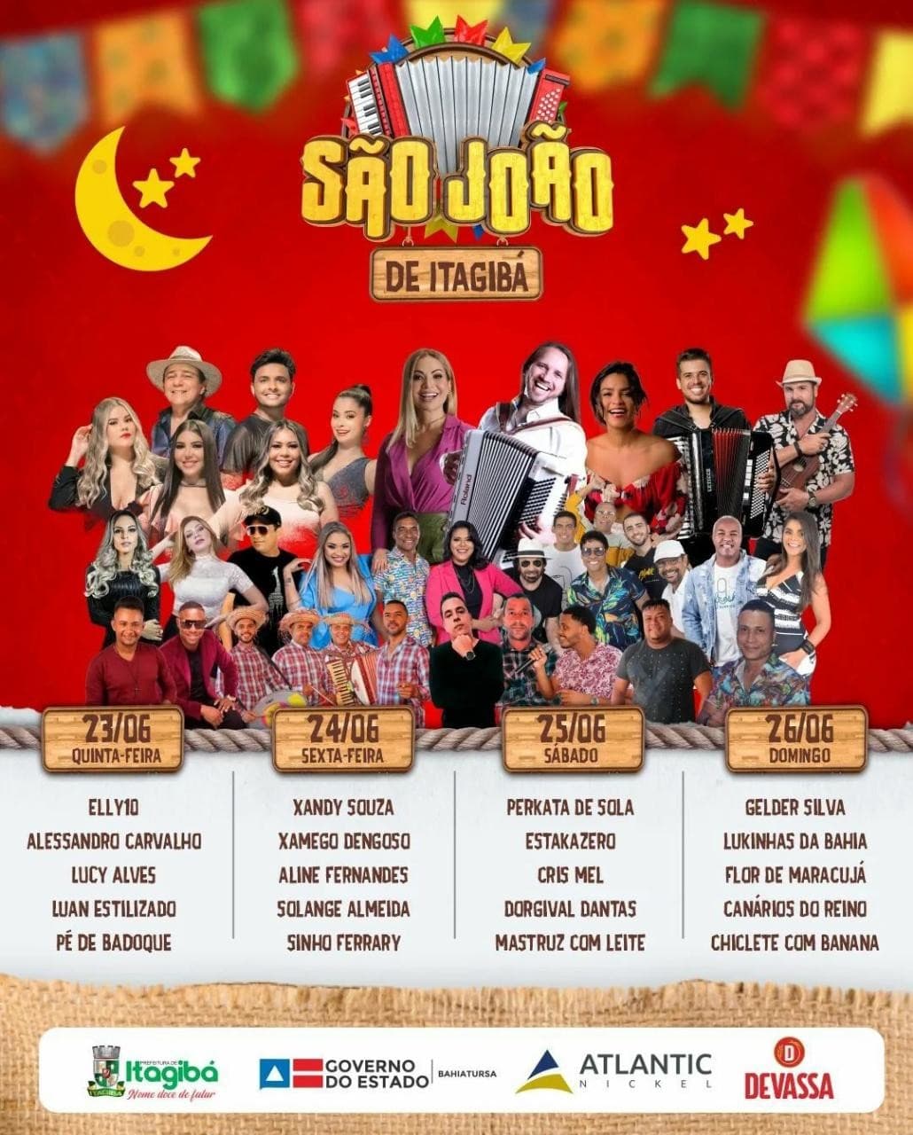 É São João em Itagibá! Com grandes atrações e mega estrutura, Prefeitura vai realizar o maior São João do Sul e Sudoeste da Bahia.